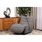 KASSEL GAMING CHAIR ELECTRIC RECLINER/ROCKER CHAIR WITH GLIDER & POWER REC. GREY - MyChocolateWood