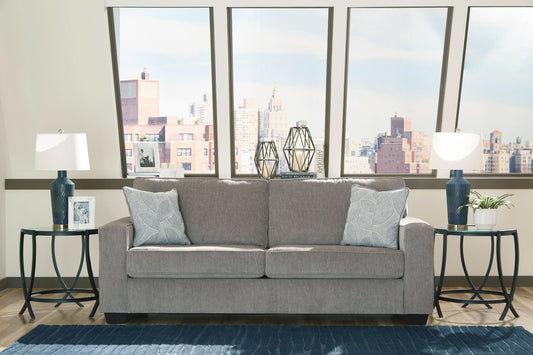 ASTOR 3 SEATER CHENILLE SOFA BED WITH QUEEN MEMORY FOAM MATTRESS ALLOY COLOUR