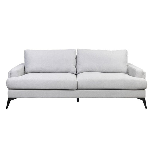 ALBERGO FABRIC 3-SEATER SOFA LOUNGE LIGHT GREY - MyChocolateWood