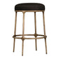 SOREN KITCHEN STOOL - BRASS /BLACK COTTON