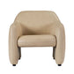 ANDERS TOP GRAIN COW LEATHER ARMCHAIR CAPPUCINO CREAM