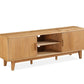 STROUD ELM VENEER TIMBER/MDF 2-DOOR ETU TV UNIT NATURAL