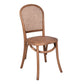 DUMAS SOLID OAK & RATTAN DINING CHAIR NATURAL