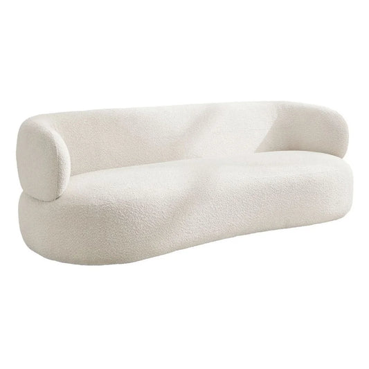 BEECHAM 3-SEATER BOUCLE SOFA IVORY