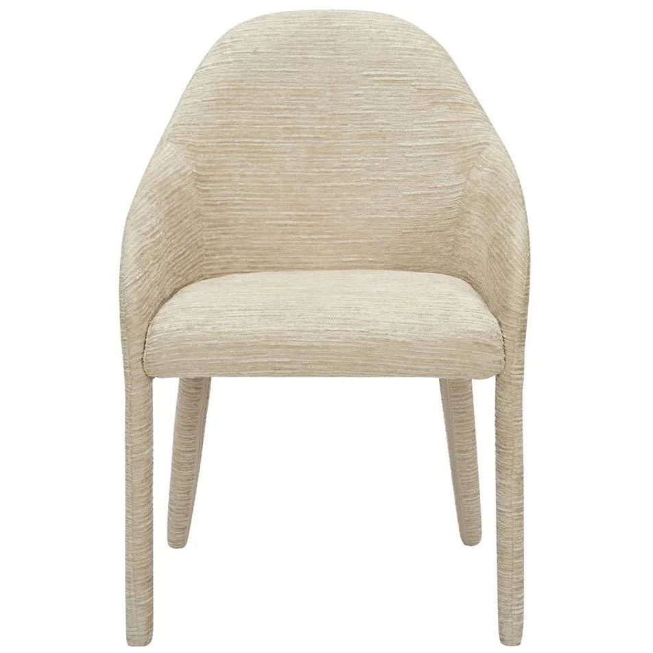 CHALMERS FABRIC DINING CHAIR BEIGE