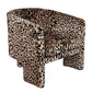 GRETCHEN LEOPARD CHENILLE ARMCHAIR