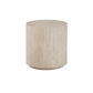 DERNA ROUND SIDE TABLE/LAMP TABLE  TRAVERTINE COLOUR