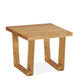 STROUD ELM VENEER TIMBER/MDF LAMP TABLE SIDE TABLE 60X60X50CM NATURAL