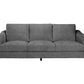 BALLINA FABRIC 2-SEATER SOFA + 3-SEATER  SOFA GRANITE