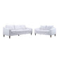 BALLINA FABRIC 2-SEATER SOFA + 3-SEATER  SOFA PLATINUM