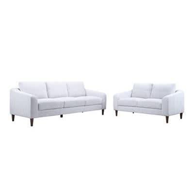 BALLINA FABRIC 2-SEATER SOFA + 3-SEATER  SOFA PLATINUM