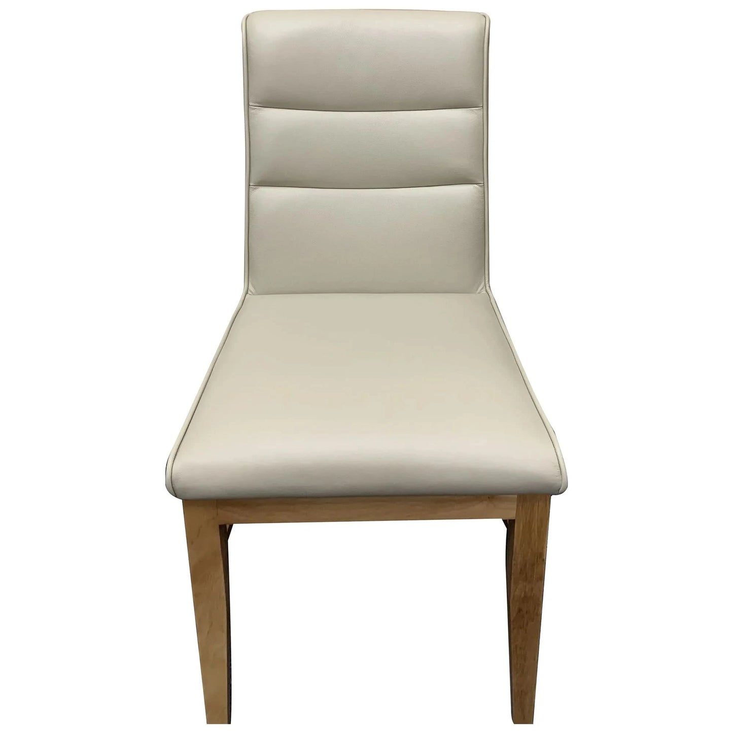 MORROW LEATHER DINING CHAIR LIGHT MOCHA/NATURAL