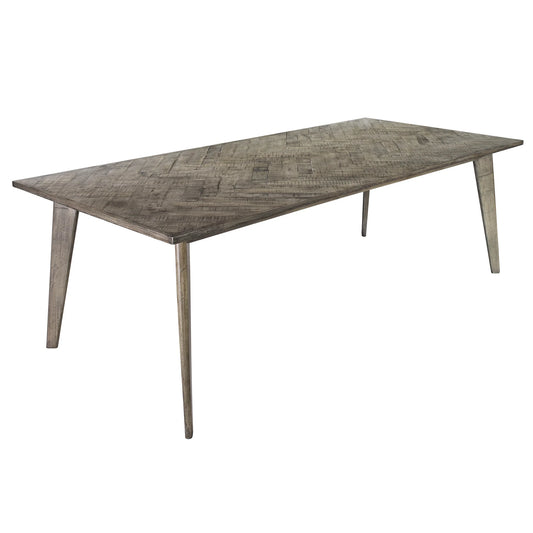 PRYOR RECLAIMED MANGO WOOD DINING TABLE GREY 240CM
