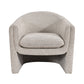 MAGNA CONTEMPORARY FABRIC ARMCHAIR /ACCENT CHAIR/OCCASIONAL CHAIR IN OAT