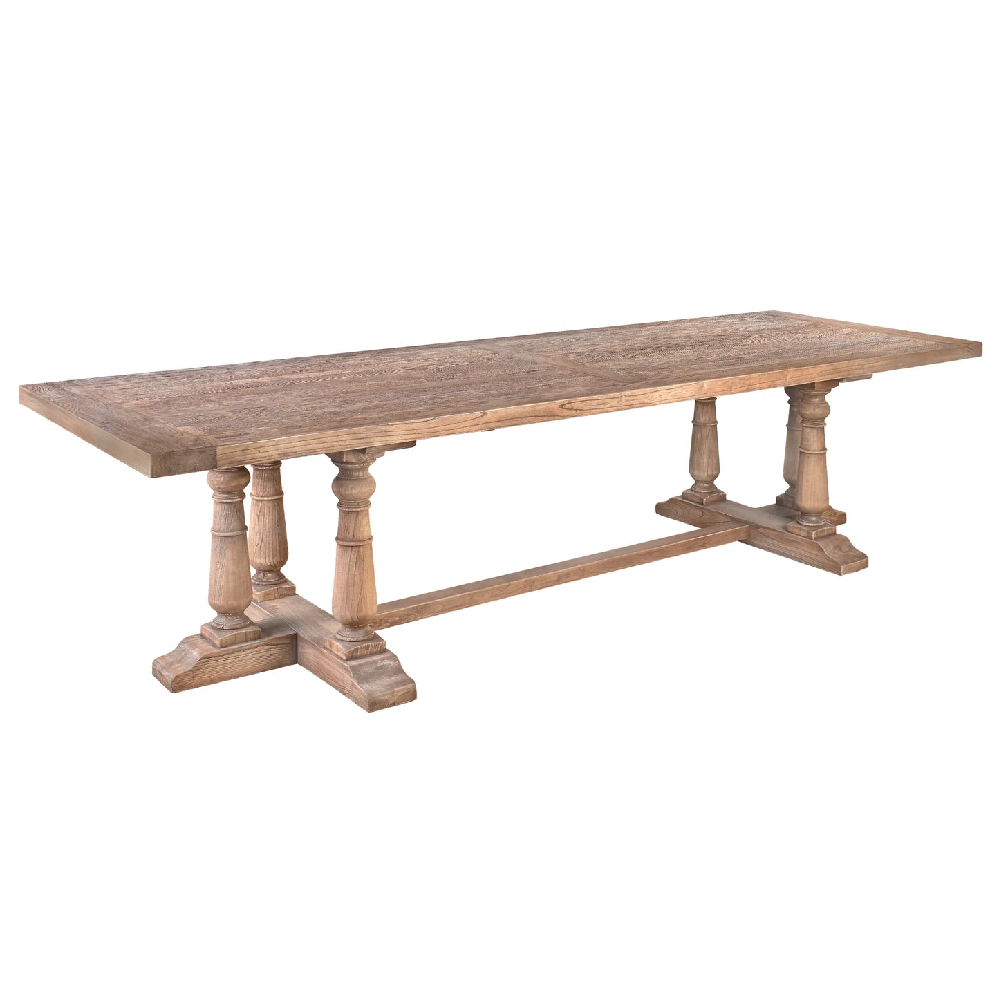 ORMSBY RECLAIMED ELM DINING TABLE 300CM NATURAL
