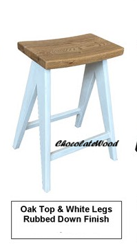 CHARLI STOOL RECYCLED ELM 48X41 65 CM