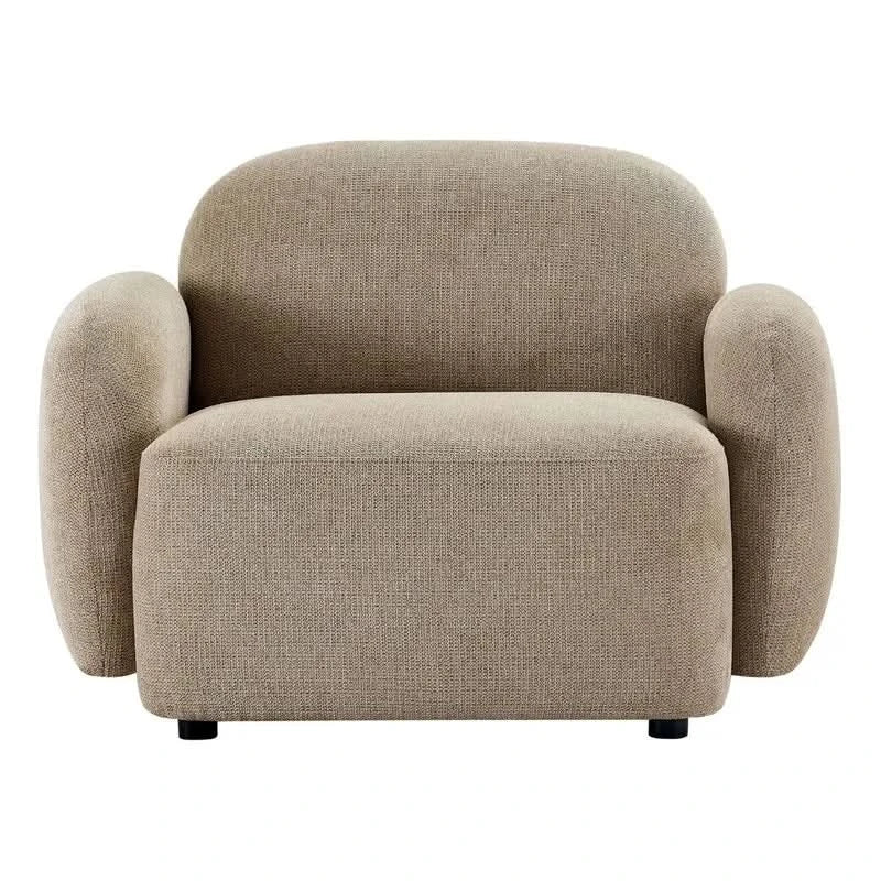 LORELEI CHENILLE ARMCHAIR/OCCSIONAL CHAIR TAUPE