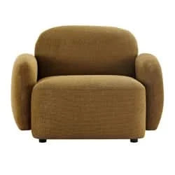LORELEI CHENILLE ARMCHAIR/OCCASIONAL CHAIR TOFFEE