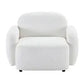 LORELEI CHENILLE ARMCHAIR/OCCASIONAL CHAIR WHITE
