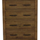 SCOTTI SOLID PINE 4  DRAWER TALLBOY/ 4 DRAWER CHEST OF DRAWERS  AGED SUNDRIED ASH COLOUR