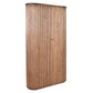 JARVIS SLATTED OLD ELM CABINET/LARGE CUPBOARD NATURAL