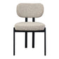 KILBRIN SPECKLE BROWN/BLACK METAL DINING CHAIR