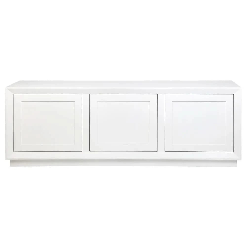 CARLSON OAK WOOD WHITE BUFFET/SIDEBOARD 200CM
