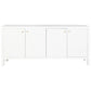 JAILA 4-DOOR CONTEMPORARY SIDEBOARD/BUFFET WHITE