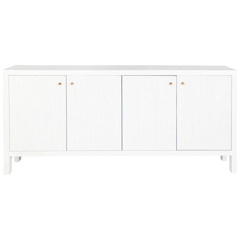JAILA 4-DOOR CONTEMPORARY SIDEBOARD/BUFFET WHITE