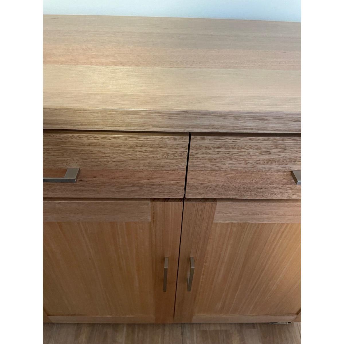 ANYA SOLID VIC ASH 4 DOORS & 4 DRAWERS BUFFET 180CM IN WHEAT