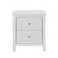 SELENE RUBBERWOOD 4 PIECE BEDROOM SUITE: 2-DRAWER QUEEN BED 2 BEDSIDE TABLES TALLBOY