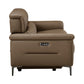 TARQUIN BROWN LEATHER 2-SEATER DUAL MOTOR ELECTRIC RECLINER SOFA W/POWERED HEADREST (Copy)