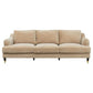 ORVIL-3-SEATER SOFA TAUPE VELVET