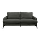 ALBERGO FABRIC 2-SEATER SOFA LOUNGE DARK GREY - MyChocolateWood