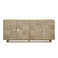 TALISA CONTEMPORARY 4-DOOR BUFFET/SIDEBOARD  ANTIQUE BRUSHED GOLD