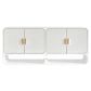 DELGARDO 4-DOOR BUFFET/SIDEBOARD WHITE
