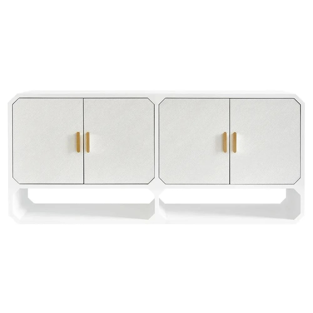 DELGARDO 4-DOOR BUFFET/SIDEBOARD WHITE