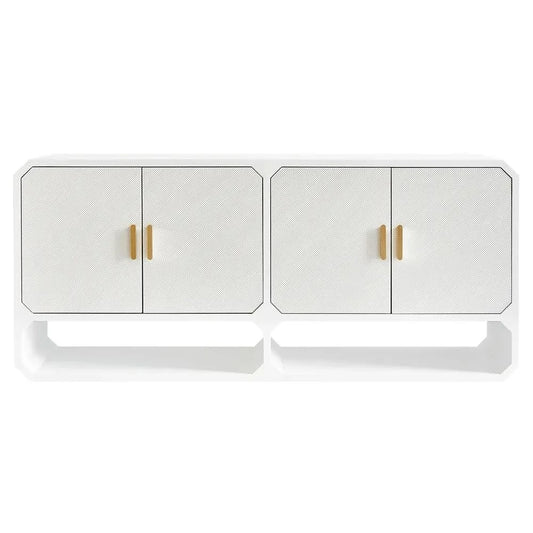 DELGARDO 4-DOOR BUFFET/SIDEBOARD WHITE