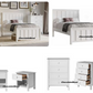 BAYLIN RUBBERWOOD DOUBLE BED WHITE