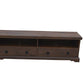 ELLERY SOLID MANGO WOOD TV/ENTERTAINMENT UNIT DRAWERS ANTIQUE WALNUT