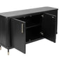 PEMBROKE HAMPTON STYLE 3-DOOR BUFFET/SIDEBOARD BLACK