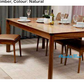 BUNGARRA 9 PIECE MARRI WOOD RECTANGULAR DINING TABLE SET 240CM + 8 BUNGARRA LEATHER DINING CHAIRS