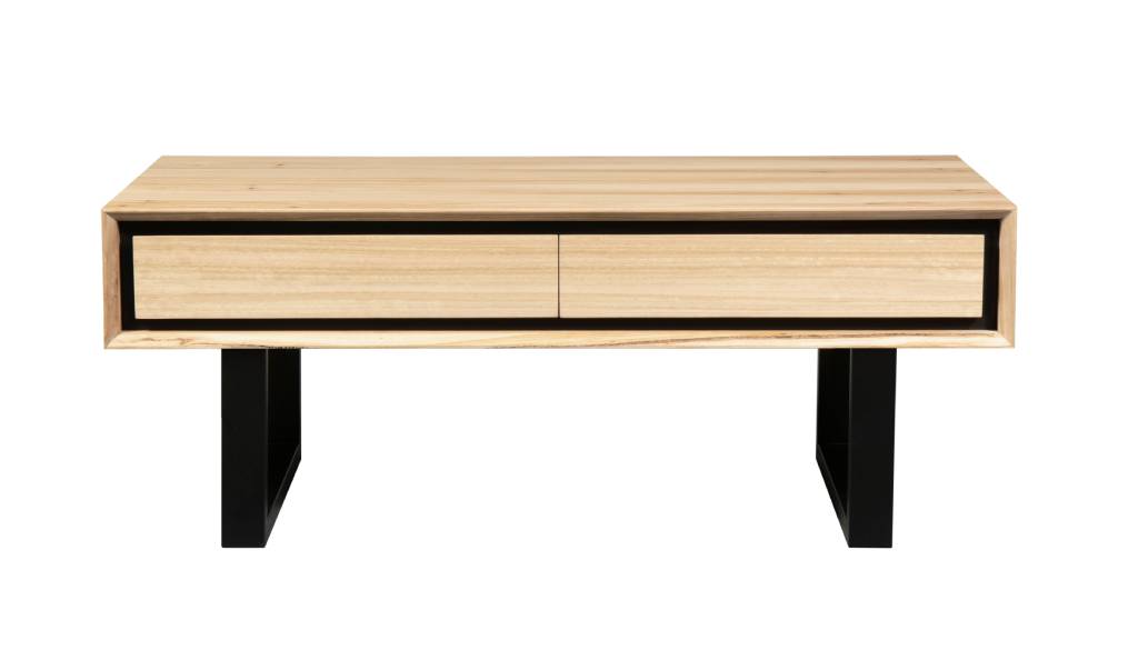 VORN MESSMATE COFFEE TABLE 2 DRAWERS NATURAL