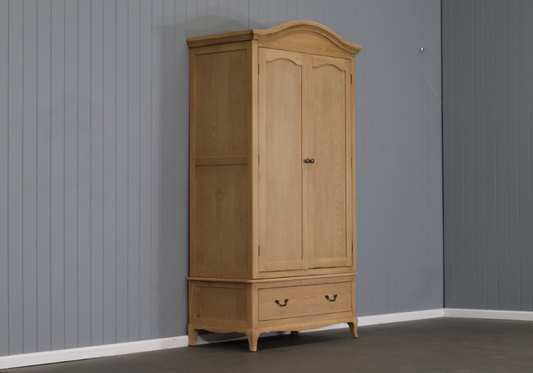 FAIRFAX SOLID RUSTIC OAK WARDROBE NATURAL