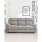 ALLOA FABRIC 3-SEATER ELECTRIC RECLINER SOFA GREY