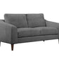 BALLINA FABRIC 2-SEATER SOFA + 3-SEATER  SOFA GRANITE