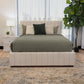 ZADIA GAS LIFT STORAGE QUEEN SIZE BED BEIGE