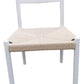 ONDINA BIRCH TIMBER DINING CHAIR WHITE/NATURAL