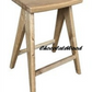 CHARLI STOOL RECYCLED ELM 48X41 65 CM