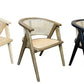 RAVELLA  SOLID ELMWOOD/RATTAN CHAIR KITCHEN CHAIR  DINING CHAIR ACCENT CHAIR  BLACK